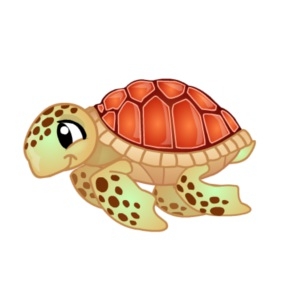 Cute Speckled Orange Turtle